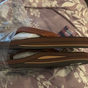 Men’s Rainbow Luxury Leather Sandals - Tahitian Tan